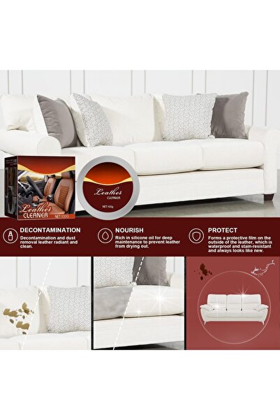 erorex مُرطب جلد السيارة الداخلي، مُنظف جلد الأثاث، الأريكة، مقعد السيارة، الأحذية، الحقائب -