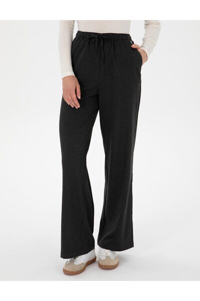 Pierre Cardin Antrasit Loose Fit Kanvas Pantolon 50313262-VR006