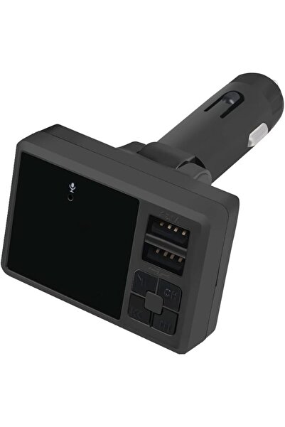 erorex جهاز إرسال إف إم لاسلكي للسيارة بتقنية البلوتوث وشاحن USB مزدوج سريع ومكالمات بدون استخدام اليدين، أسود، Dz- 950Kwd