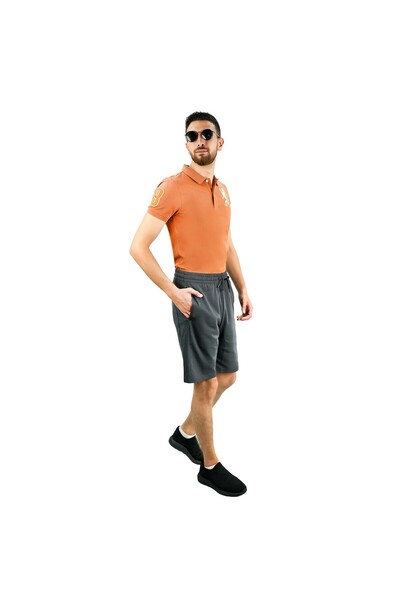 Giordano Men's Cotton Blend Interlock Elastic Waist Shorts
