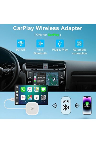 erorex محول كار بلاي لاسلكي، محول كار بلاي لاسلكي، ترقية سهلة لكار بلاي لاسلكي سلكي، فوري