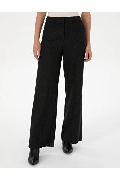 Pierre Cardin Siyah Palazzo Kumaş Pantolon 50312944-VR046