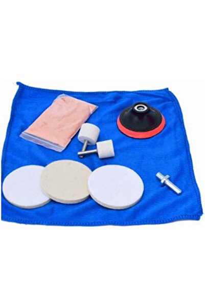 erorex مجموعة تلميع زجاج السيارة، مجموعة إزالة الخدوش من 9 قطع، مزيل خدوش عميق، مسحوق تلميع أكسيد السيريوم