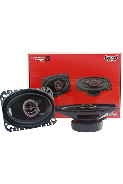 erorex Cerwin Vega Hed Series 4"X6" 2-Way Coaxial Car Speakers, 4Ω, 30W Rms, Superior Car Speaker System,