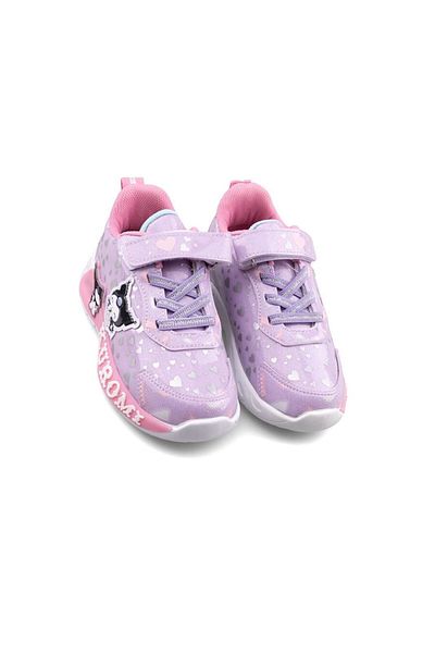 kuromi 725 Orthopedic Girl's Preschool Lilac Lighted Sneaker