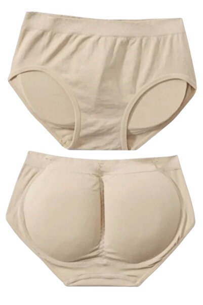 Fstyle بانتي ضاغط بحشوات اسفنجية الوان متعددة لا يوضح اثناء الارتداء