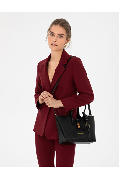 Pierre Cardin Μαύρη τσάντα ώμου 50321709-VR046