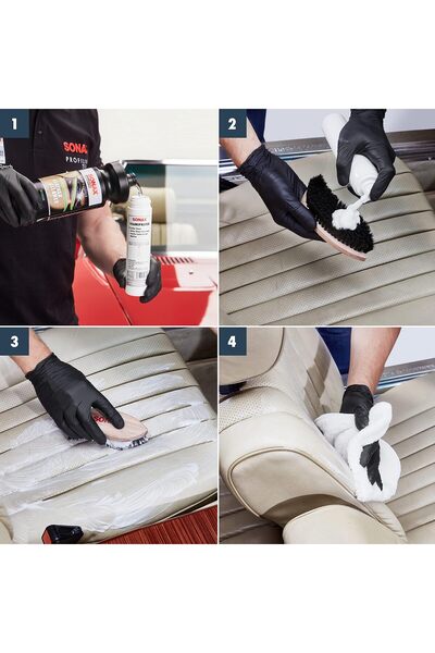 erorex Profiline Leather Cleaner , Extra Strong Foam Cleaner High-Quality Leather Features Made Pigmented