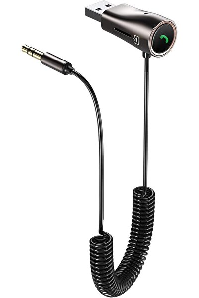 erorex Car Bluetooth Aux Adapter 3.5Mm Bluetooth Receiver 5.0 Car, Bluetooth Adapter Wireless Receiver,