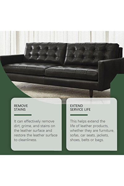 erorex Leather Stain Cleaner, Leather Restorer Couches, Car Seats, Shoes & Furniture - Deep Cleaner &