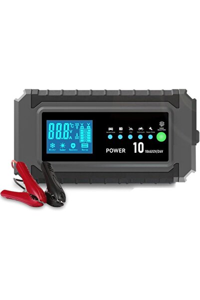 erorex شاحن بطارية السيارة، شاحن بطارية السيارة الذكي الأوتوماتيكي بالكامل، 1...