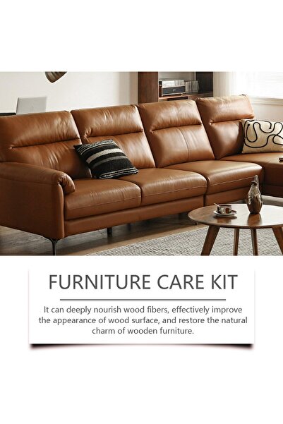 erorex Wood Floor Cleaner, Cabinet Shine Restorer, Quick Polishing Spray Long Lasting Protection, Leather