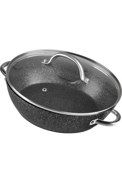 SGTT Oală de cuptor cu capac și mânere, BML26, capacitate 2,8 l, diametru 26 ...