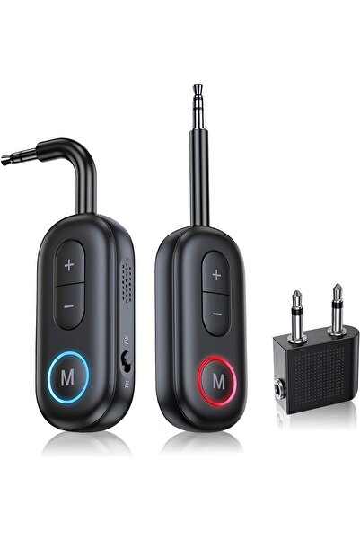 erorex Bluetooth 5.4 Transmitter Receiver Airplane, Wireless Audio Adapter 3.5Mm Bluetooth Adapter