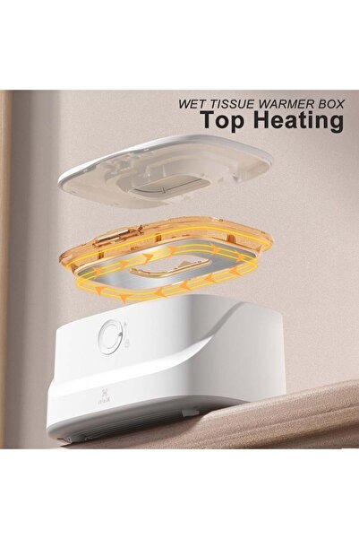 erorex Baby Wipe Warmer Baby Wet Wipes Dispenser Bright Led Ample Lights Nighttime Changes 3 Gear Smart