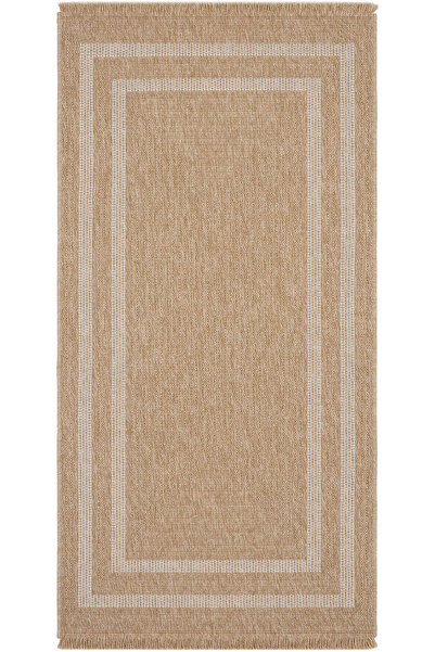 Cool Halı Mocha Bej Beyaz Mutfak Halısı İnce Modern Kolay Temizlenen Leke Tut...