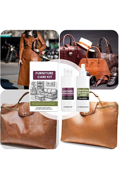 erorex Wood Floor Cleaner, Cabinet Shine Restorer, Quick Polishing Spray Long Lasting Protection, Leather