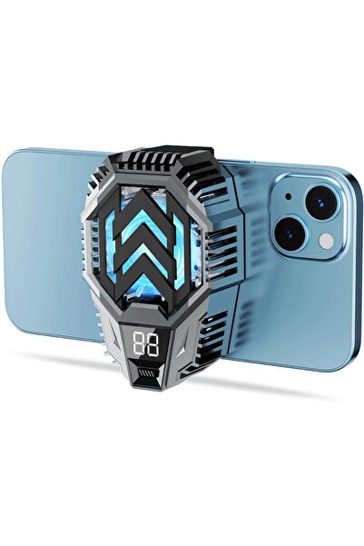 erorex Phone Cooler Temperature Display - Advanced Cooling Technology, Twin Turbine Cooling, Ultra Silent,