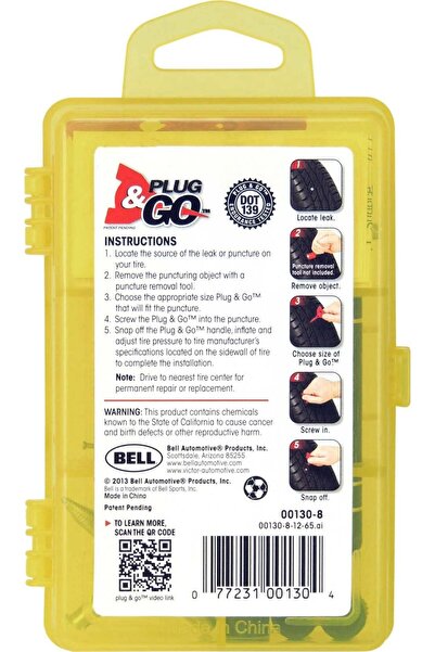 erorex 22-5-00130-8 Plug & Go Rapid Tire Repair Kit