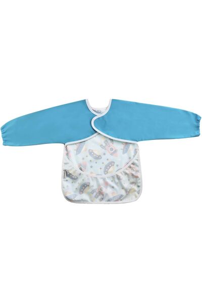 erorex Long Sleeved Baby Bib Toddler/Infants/Smock Bib Pocket Waterproof Soft Machine Washable Stain Odor