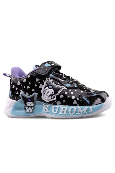 kuromi 725 Orthopedic Girl's Preschool Black Light Sneaker