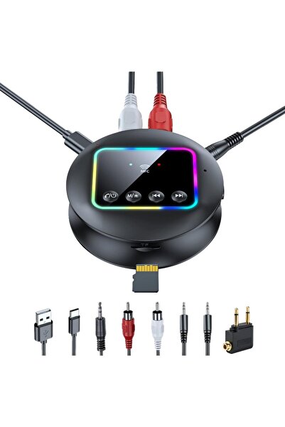 erorex Bluetooth 5.4 Transmitter Receiver Hifi Music Streaming Airplane, Wireless Audio Adapter Bluetooth