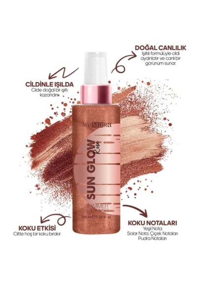 Mara WEMARA SUN GLOW ROSE GOLD SHIMMER MIST 150 ML