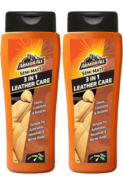 erorex Combo Offer -2Pcs 3 1 Leather Care Semi-Matt - Orange 250 Ml, Car Leather Cleaner, Leather