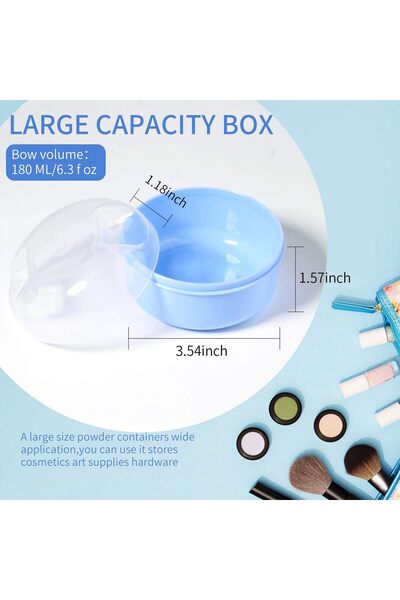 erorex Storage Body Powder Container Fluffy After Bath Case Baby Care Face Villus Puff Box Makeup Cosmetic