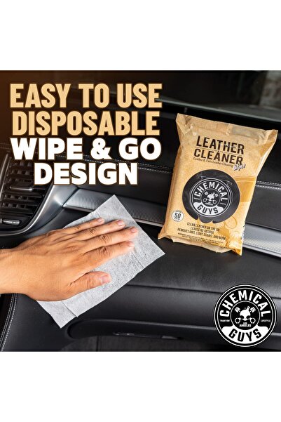 erorex Leather Cleaner Wipes 50 Ct (Pmwspi20850)