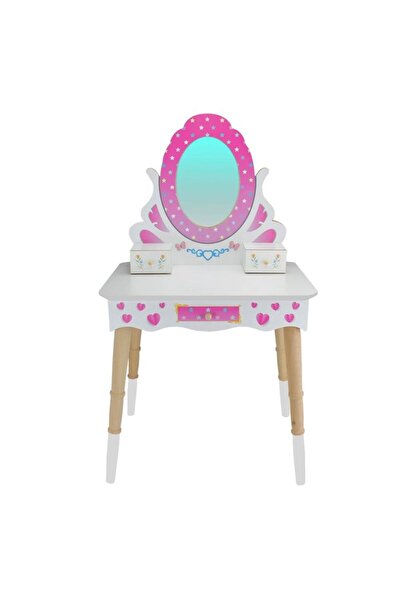 Toysilla Wooden Children's Makeup Table Set - T3006