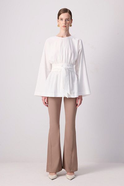 Touché Privé Poplin Tunic with Binding Details
