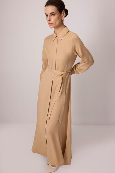 Touché Privé DOKULU GÖMLEK ELBİSE