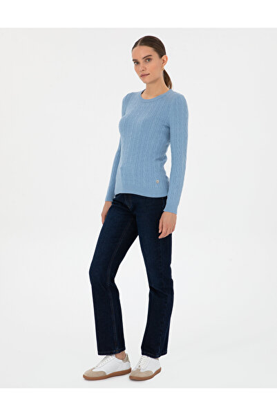 Pierre Cardin Lacivert Straight Fit Jean Pantolon 50318007-VR033