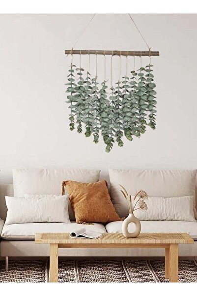 Generic Artificial Eucalyptus Wall Hanging - Faux Greenery Vine for Boho Wall...