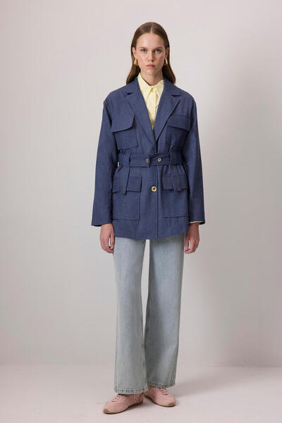 Touché Privé Cep Detail Textured Jacket