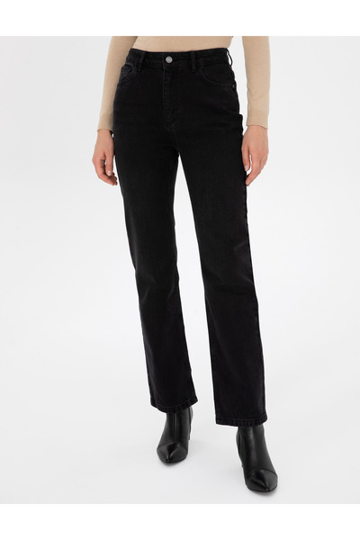 Pierre Cardin Siyah Straight Fit Jean Pantolon 50318236-VR046