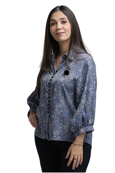 SUGA Autumn Floral Blouse