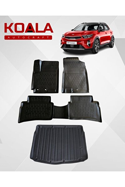 KoalaOtoTekstil Kia Stonic (2021-sonrası) Ile Uyumlu-Araca Özel Paspas v Bagaj Havuzu