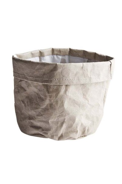 Generic Flower Pot Cover Grey 16x16cm