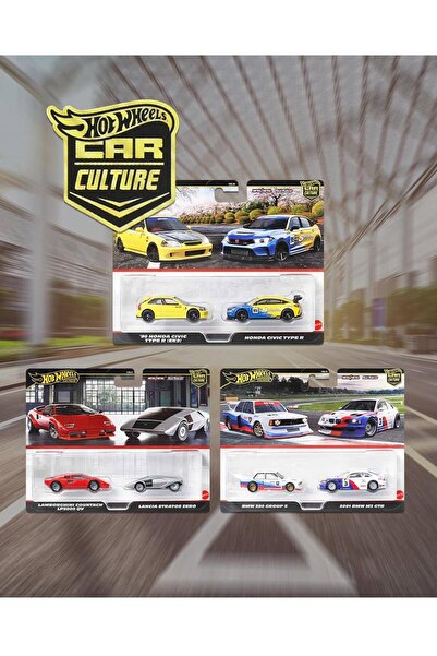 HOT WHEELS ikili premium arabalar 3 lü set car culture hotwheels premium honda bmw lamborgını