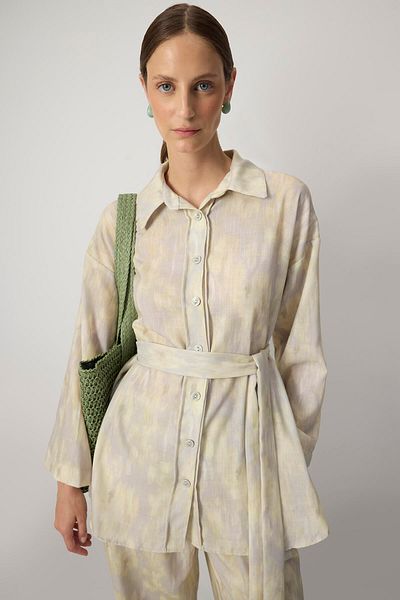 Touché Privé PATTERNED SHIRT PANT SET