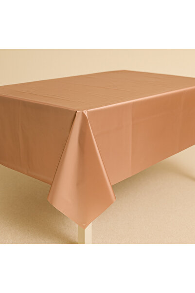 Partifabrik Față de masă din plastic culoare șampanie 120cm-180cm