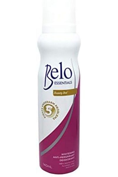 Belo Essentials Whitening Anti-Perspirant Deodorant Spray 140ml