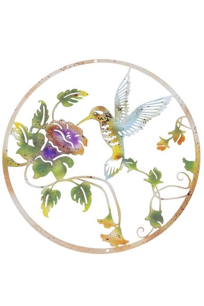 Generic Metal Bird Wall Decorations, Iron Flower Birds Wall Art Sculpture Vin...