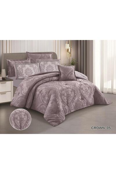 SNOOZYL A luxurious royal bridal bedspread with a luxurious embroidered design to add beauty and elegance to your room decor.