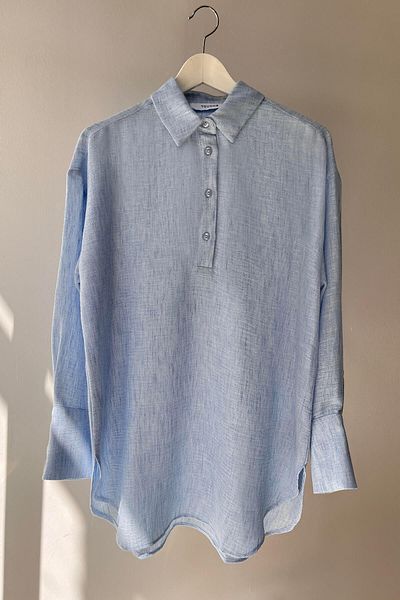 Touché Privé Shirt Collar Melange Tunic