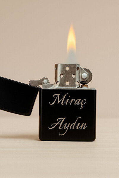 GiralStore Metal Çakmak Kişiye Özel İsim Yazılı – Lüks Hediye Seçeneği