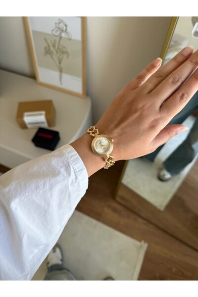 RoseandRoses Collet Vintage Model Women's Wristwatch Gold (Gold Dial)