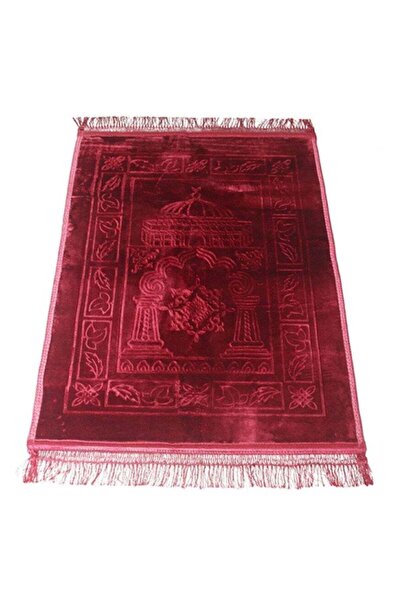 Generic Soft and silky Prayer Mat Red
